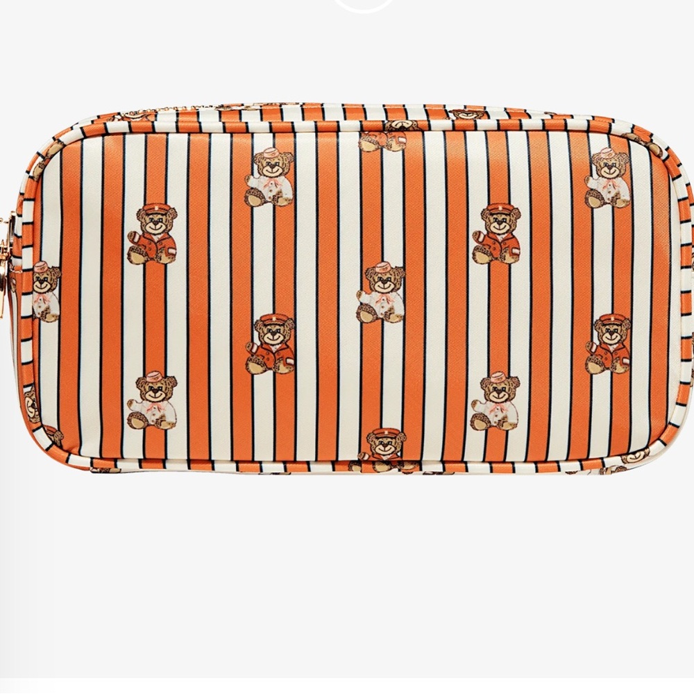 NWT Stoney Clover Lane Bear Bon Voyage Small Pouch